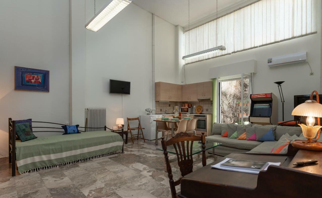 Апартаменты Acropolis Koukaki Loft Private Garden Афины Экстерьер фото
